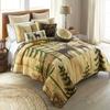 Donna Sharp Full/Queen Polyester Bedding Set - 3 Piece - Painted Deer Lodge Quilt Set with Full/Queen Quilt and Two Standard Pillow Shams - Fits Queen Size and Full Size Beds - Machine Washable view 2