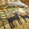 Donna Sharp Full/Queen Polyester Bedding Set - 3 Piece - Painted Deer Lodge Quilt Set with Full/Queen Quilt and Two Standard Pillow Shams - Fits Queen Size and Full Size Beds - Machine Washable view 4