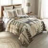 Donna Sharp King Polyester Bedding Set - 3 Piece - Painted Deer Lodge Quilt Set with King Quilt and Two Standard Pillow Shams - Machine Washable view 3