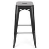 JIASEN Metal Indoor Outdoor Counter Height Bar Chairs Stools Set of 4 view 4