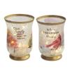 Ganz ER61965 The Beauty of Nature Jars with Light Decor, Set of 2, Glass view 1