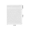 200 Pieces Clear Treat Bags Biscuit Roasting Gift DIY Plastic Candy Bags Individual Wrappers Self Adhesive OPP Cookie Bakery Decorating Favor Bags (5.5x5.5Inches, White Polka Dot) view 2