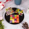 200 Pieces Clear Treat Bags Biscuit Roasting Gift DIY Plastic Candy Bags Individual Wrappers Self Adhesive OPP Cookie Bakery Decorating Favor Bags (5.5x5.5Inches, White Polka Dot) view 4