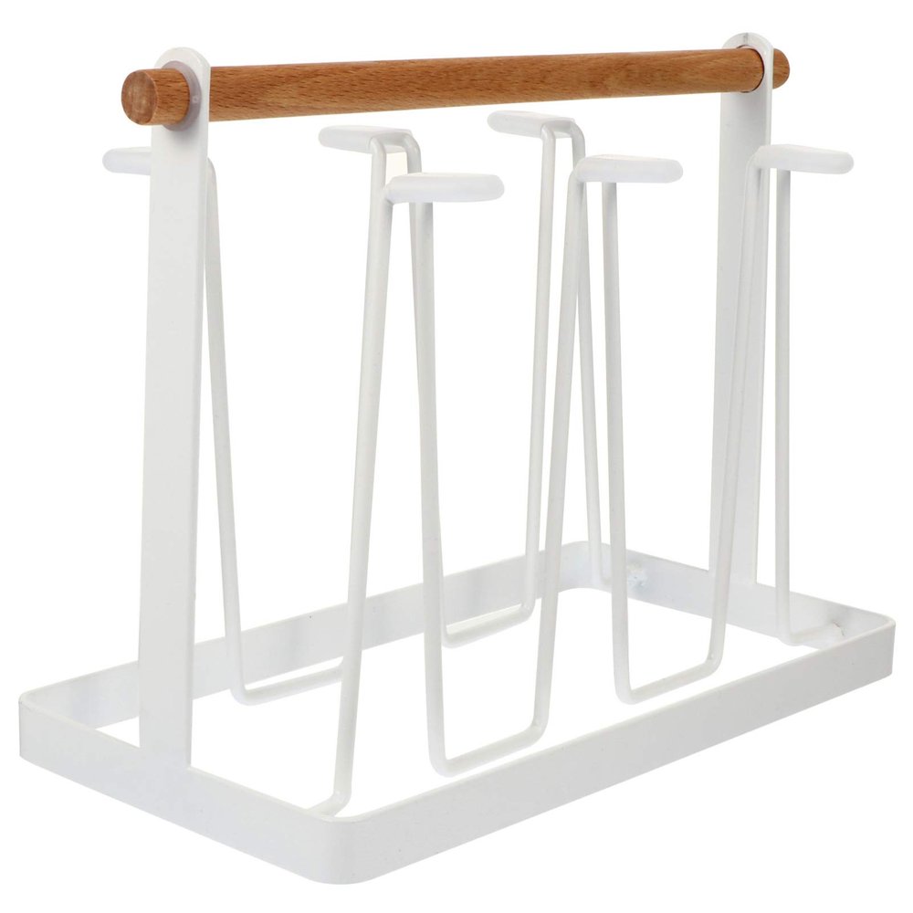 Cabilock 1pc Cup Drying Rack Stand Japanese Style Water Drainer for Glasses and Mugs for Kitchen Office Cafe Use Easy to Clean Space-Saving Design