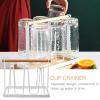 Cabilock 1pc Cup Drying Rack Stand Japanese Style Water Drainer for Glasses and Mugs for Kitchen Office Cafe Use Easy to Clean Space-Saving Design view 3