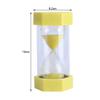 Colorful Sandglass Timer Hourglass Sand Timer 3 min/10 mins/20 mins/30 mins/60 mins Sand Clock Timer for Games Classroom Home Office(Green) view 4