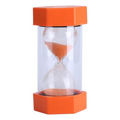 Sand Timers, Reloj 3 Minutos Colorful Sand Glass Timer Sand Timer 20 Mins Sand Clock Timer, Reloj 3 Minutos for Games Classroom Bedroom Party Ornament Decoration(Orange)