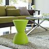 Ergode Haste Stool | Versatile Side Table & Accent Piece | Durable Polypropylene | Indoor & Outdoor Use | Green view 2