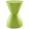 Ergode Haste Stool | Versatile Side Table & Accent Piece | Durable Polypropylene | Indoor & Outdoor Use | Green view 4