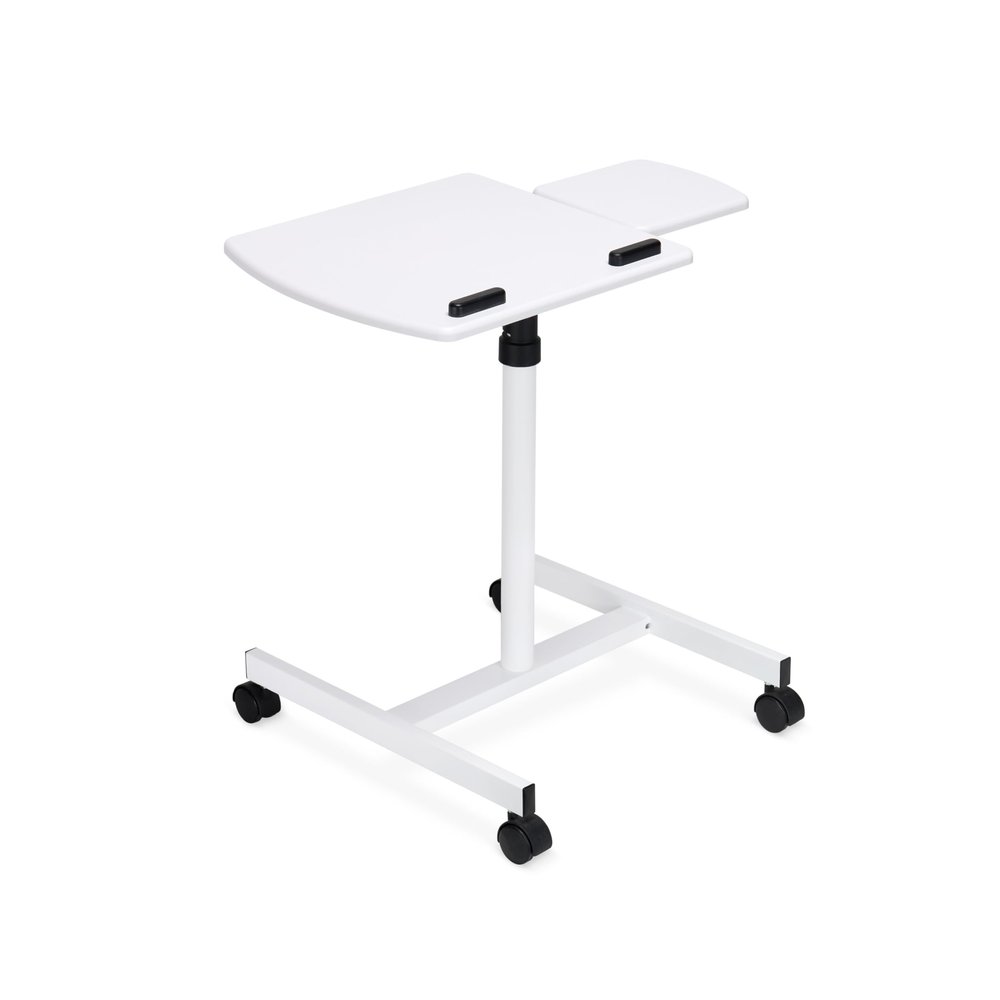 Unique Furniture 270 MDF and Steel Reading Table in White PVC