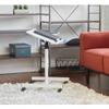 Unique Furniture 270 MDF and Steel Reading Table in White PVC view 2