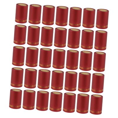 DOITOOL 200pcs Heat Shrink Wine Bottle Capsules Red Wine Sealed Cover for Freshness for Home Use Easy to Apply Heat Blower