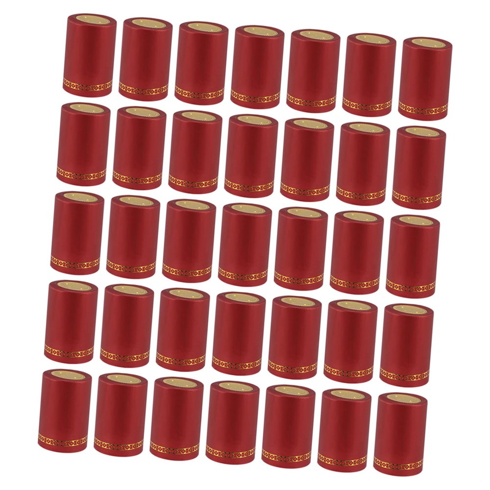 DOITOOL 200pcs Heat Shrink Wine Bottle Capsules Red Wine Sealed Cover for Freshness for Home Use Easy to Apply Heat Blower