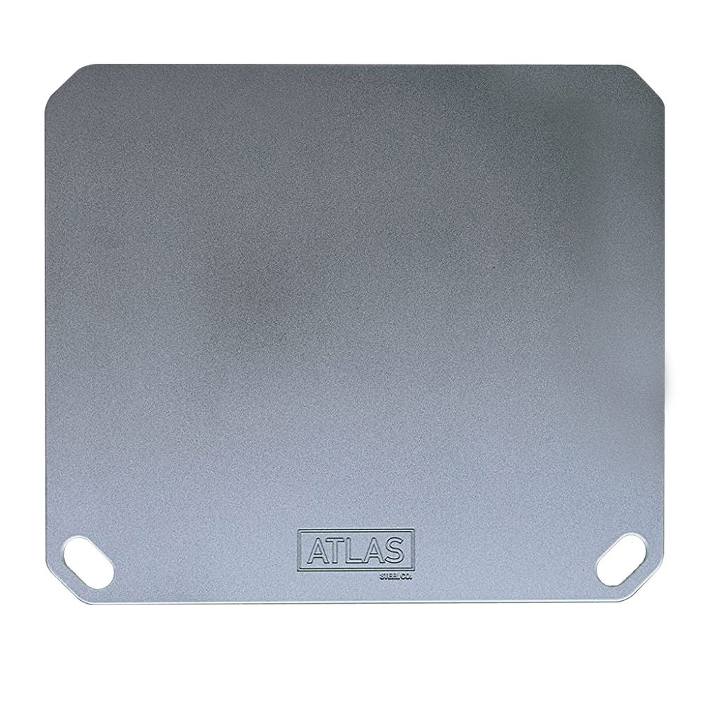 Baking Oven Pizza Steel 14 x 16, 3/8 Thick with Finger Holes Baking Pizza Steel | Pizza Steel | Bread Baking Oven Steel | Oven | Rounded Edge | Sandblasted | Made in Canada