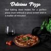 Baking Oven Pizza Steel 14 x 16, 3/8 Thick with Finger Holes Baking Pizza Steel | Pizza Steel | Bread Baking Oven Steel | Oven | Rounded Edge | Sandblasted | Made in Canada view 2