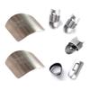 6 Pack Stainless Steel Finger Protector, Finger Guard, Chef Thumb Saver, Safe Fingertip Covers, Food Chopping Kitchen Tool for Slicing Cutting Dicing Vegetables Fruit Peeling view 1