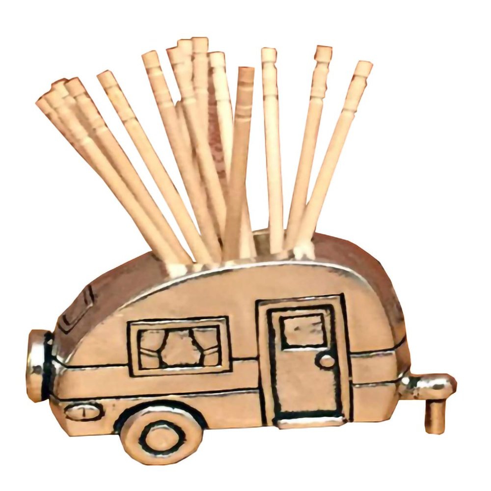 Basic Spirit Dcor Toothpick Holder - Camper - Toothpick Storage Gift, Unique Home Design Decoration For Home Kitchen Restourant