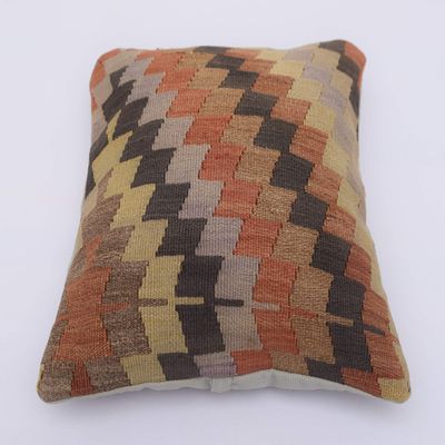 16''x20'' Zigzag Home Decor Pillowcase, Turkish Kilim Pillow Throw, Unique Designed Kilim Pillow Cover, Bed Room Pillowcase, Boho Sofa Pillow Cover, Ethnic Pillow Throw, Bohemian Decor Pillowcase