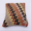 16''x20'' Zigzag Home Decor Pillowcase, Turkish Kilim Pillow Throw, Unique Designed Kilim Pillow Cover, Bed Room Pillowcase, Boho Sofa Pillow Cover, Ethnic Pillow Throw, Bohemian Decor Pillowcase view 2
