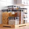 700/1300/1800ML Food Storage Container Plastic Kitchen Refrigerator Noodle Box Multigrain Storage Tank Transparent Sealed Cans (700ml) view 3