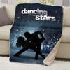 ABC Dancing with The Stars Silhouette Sherpa Blanket - Officially Licensed - 50" x 60" view 1
