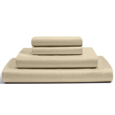 Split Head King Sheets for Adjustable Beds FlexTop Dreams Egyptian Giza Bedsheets, 100% Giza Cotton Soft Breathable and Cool Sheet Set 19-Inch Deep-Pockets King Sheet Sets- |39" FlexTop King, Taupe|