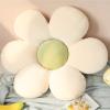 AHRIWINK Daisy Flower Shaped Cute Pillow Flower Floor Pillow Seating Cushion Decorative Throw Plush Pillow for Reading and Lounging Comfy Pillow Vivid Plush Stuffed Toy,White&Green,23.6in