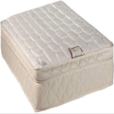 Dream Solutions USA DS USA Dream World Inner Spring Pillowtop (Eurotop) Medium Soft Mattress Only with Mattress Cover Protector - Fully Assembled, Orthopedic (Twin 39"x75"x10")