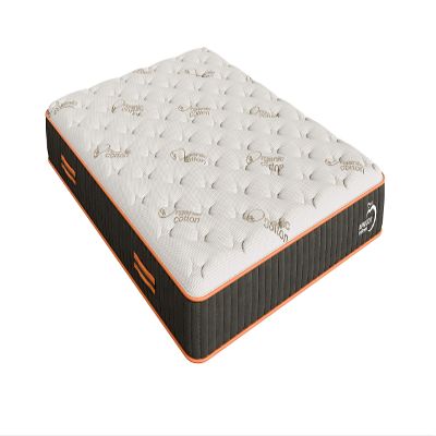 Apricot Plush Full Natural Mattress/10.5 Hybrid Latex/Organic Cotton/Bed-in-a-Box/Made in USA