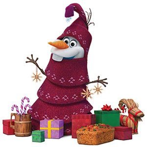 Back2Basics 45 x 44 in. Olaf Knitted Tree - Disneys Olafs Frozen Adventure