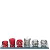 1 Set, 17.5 Inch Mirror Votive Tray Clear Red(7 Pcs) for Party & Events Decor view 1
