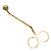 1 Pc, 7" Wickman Wick Trimmer Brass, Candle Tool view 1