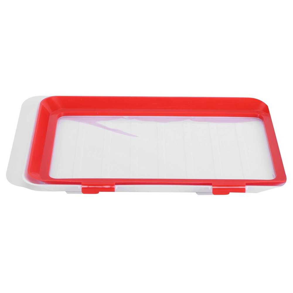01 Food Preservation Tray, Plastic Stackable Reusable Food Storage Container Food Container Keeping Storage Container for Keeping Food Fresh