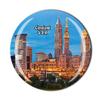 Cleveland USA 3D America Fridge Magnet Souvenir Crystal Glass Magnet Travel Souvenir Collection Gift Home Kitchen Decoration view 1