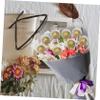100Pcs Clear Plastic Chocolate Bouquet Holders Fixed Trays 2X1.6 Inch for DIY Flower Arrangements Candy Bouquets Wedding Birthday Decorations view 3