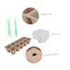 Happyyami 10-piece Plant Pot Set Pulp Cups for Indoor Plants Pots Drainage view 3