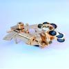 3 Inch Golden Nautical Vintage Antique Brass Sextant Nautical | Handmade | Made in India view 2