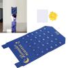 Ramadan Calendar, Ramadan Calendar 30 Days Eid Mubarak Hanging Fabric Countdown Calendar for Eid Party Supplies Eid Decoraton(blue) view 2