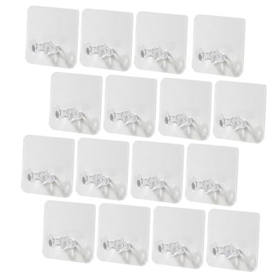 Cabilock Wall Mounted Socket Hooks 30pcs Set Plastic Adhesive Plug Hangers