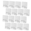Cabilock Wall Mounted Socket Hooks 30pcs Set Plastic Adhesive Plug Hangers view 1