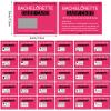 35 Pieces Girls Single Party Dare Cards Scratch Off Night Out Scratch Off Activity Funny Dare Cards for Wedding Bridal Showers Party Supplies(Wine Glass) view 2