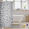 Leopard Fabric Shower Curtains Cheetah Printed Bath Curtain African Safari Animals Skin Printed Shower Curtain Wildlife Hipster Grey Tie Dye Waterproof Curtain Sets 72" W x 72" L Bathroom Decor view 3