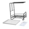 1pc Wall-mounted Kitchen Sponge and Dishcloth Storage Rack Organizer for Sink Easy to Assemble Modern Design for Kitchen Hotel and Restaurant Use view 1