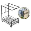 1pc Wall-mounted Kitchen Sponge and Dishcloth Storage Rack Organizer for Sink Easy to Assemble Modern Design for Kitchen Hotel and Restaurant Use view 4