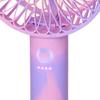 Francfranc 2021 Model Official Freestyle Fan, Portable Fan, Handheld Fan, Desktop Fan, USB Rechargeable, 5 Levels of Air Flow Adjustment (Marble Purple) view 4