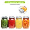204pcs Regular Mouth Canning Lids, Canning Jar Lids for Ball, Kerr Jars, Split-Type Metal Mason Jar Lids for Canning, 100% Fit & Airtight 2.76" (70mm, Silver) view 3