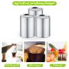 204pcs Regular Mouth Canning Lids, Canning Jar Lids for Ball, Kerr Jars, Split-Type Metal Mason Jar Lids for Canning, 100% Fit & Airtight 2.76" (70mm, Silver) view 4