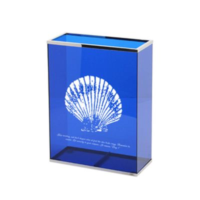 Umbrella Racks WXYZ Acrylic Color Umbrella Stand, Waterproof and Rust-Proof Umbrella Bucket, Used for Home Hotel Office, 30.5x13.5x40cm, Red, Blue (Color : Blue, Size : Style4)