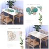 3D Tablecloth Rectangle, Waterproof Oil-Proof Anti-scalding Table Cover for Hotel Restaurant Table Mat 1.5mm ThicknessCustomizable ALGFree (Color : B, Size : 100x100cm) view 2