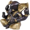 Exotic India Small Ganesha - Brass Statue - Color Brown Gold Color view 2